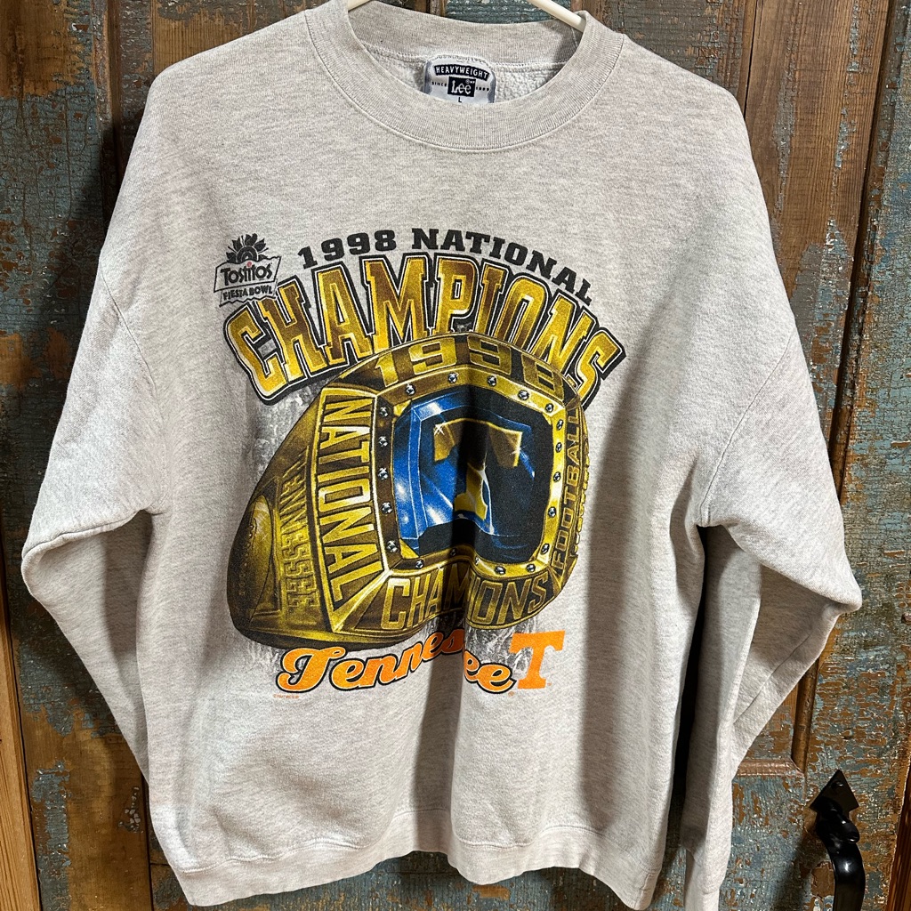 Vintage Lee 1998 Fiesta Bowl Tennessee Championship Football Sweatshirt Large Vintage Lee 1998 Fiesta Bowl Tennessee Championship Football Sweatshirt Large